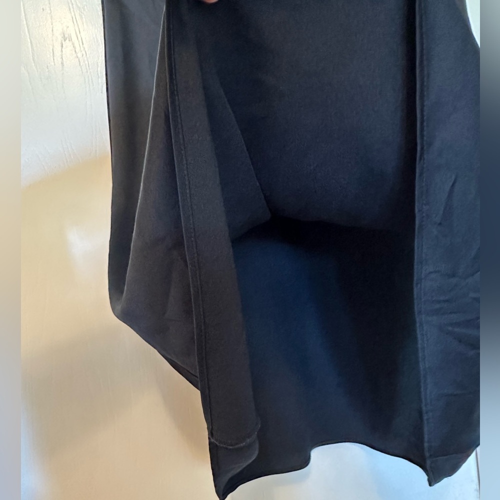LOFT Black satin Midi Skirt - Picture 3 of 7